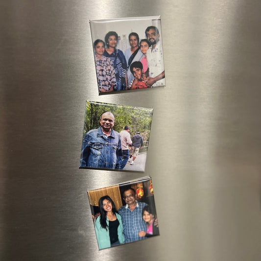 Customised Photo Magnets - 3 Pack